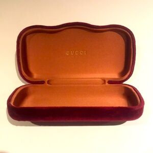 Gucci glasses case and pouch